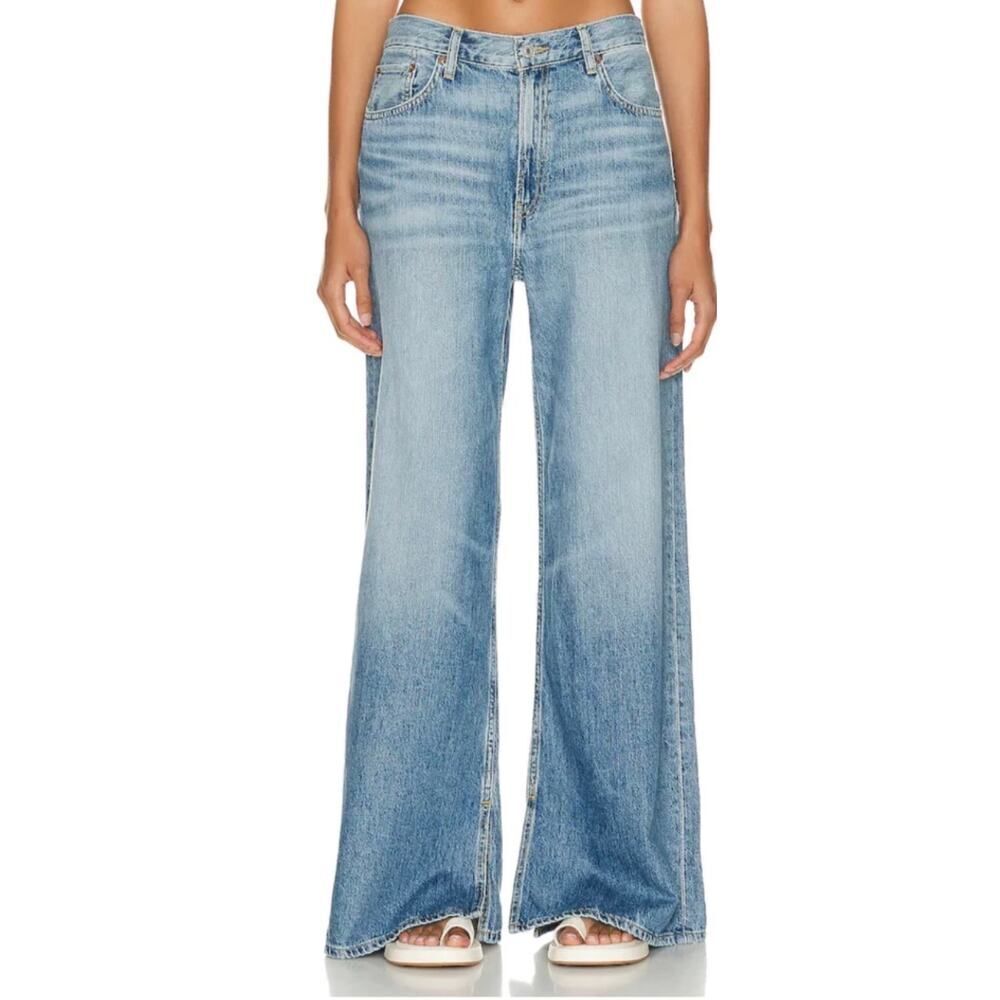 Re/Done Low Rider Loose Jeans in Vintage Flow Women's Sz. 40